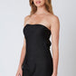 Black Strapless Dress