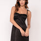 Black Silk Mini Dress