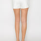 Wrap High-Rise Elastic Mini Skort