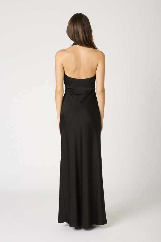 Halter maxi dress