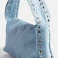 Boxy Grommet Hand Bag