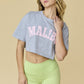 Malibu Graphic Tee-Cropped