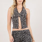 Leopard Print Open Front Top