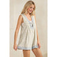 Free Spirited Pleated Romper