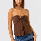 Tube Flyaway Top with Trim