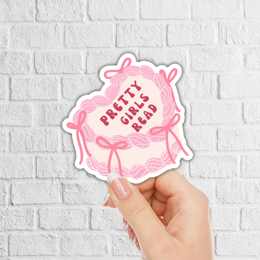 Pretty Girls Read Sticker