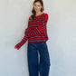 Piper Cardigan - Varsity Stripe