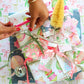 Bow tree gift tag set, ribbon, Christmas, gift wrap supplies