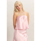 Satin Strapless Tube Top