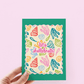 Let's Shellebrate! Seashell Beach Coastal Greeting Card