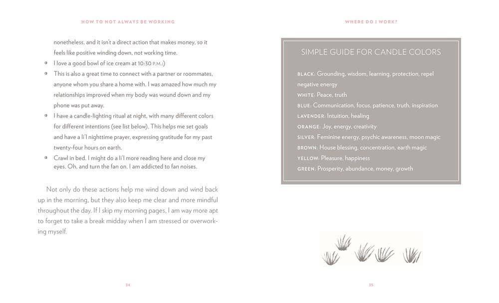 How to Not Always Be Working Book: Marlee Grace