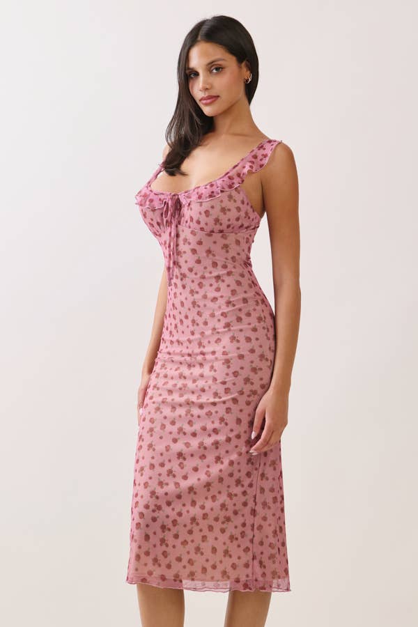 Pink Rose Dress