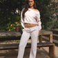 Emory Lightweight Fleece Wide Leg Pants