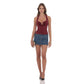 Sunny Two Piece Top Set in Maroon