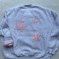 Sunkissed Pink Star Lux Striped Crewneck