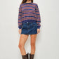 POSY STRIPED SWEATER