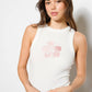 Flower Embroidery Tank