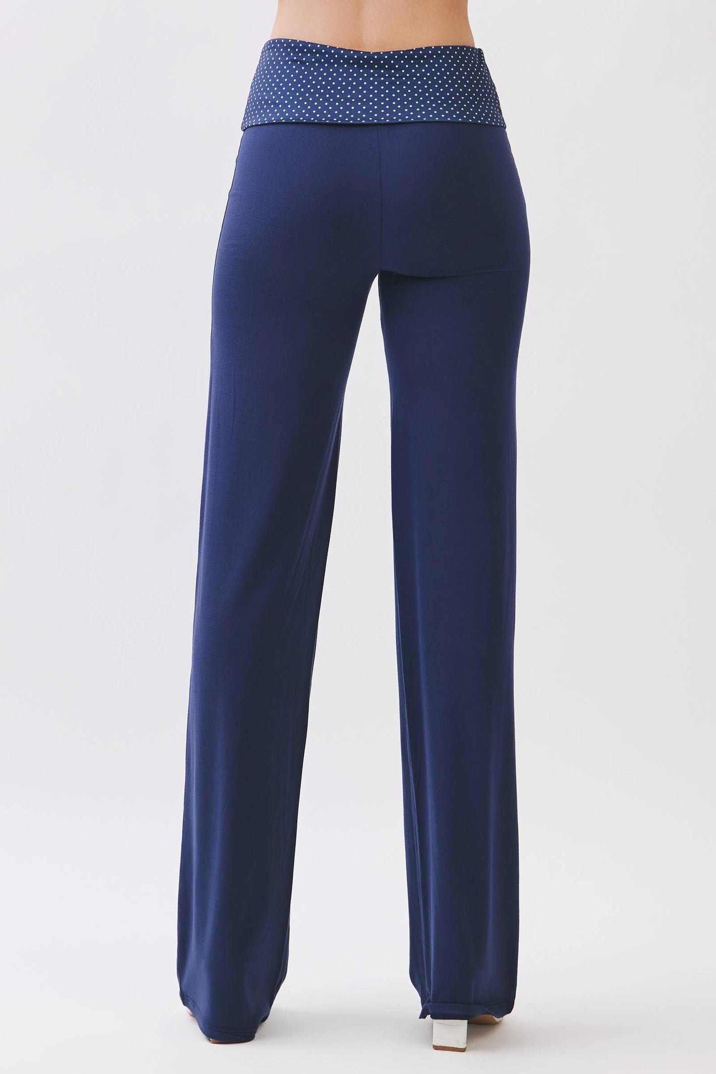 Straight Leg Fold Over Pants
