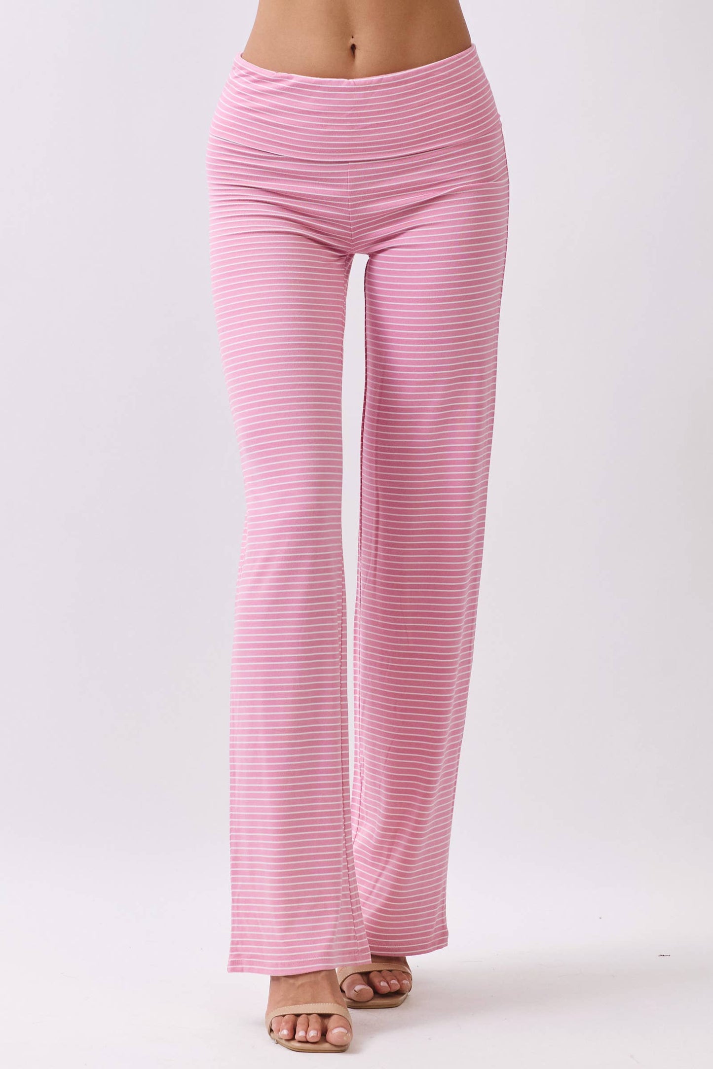 Striped Straight Leg Bottoms