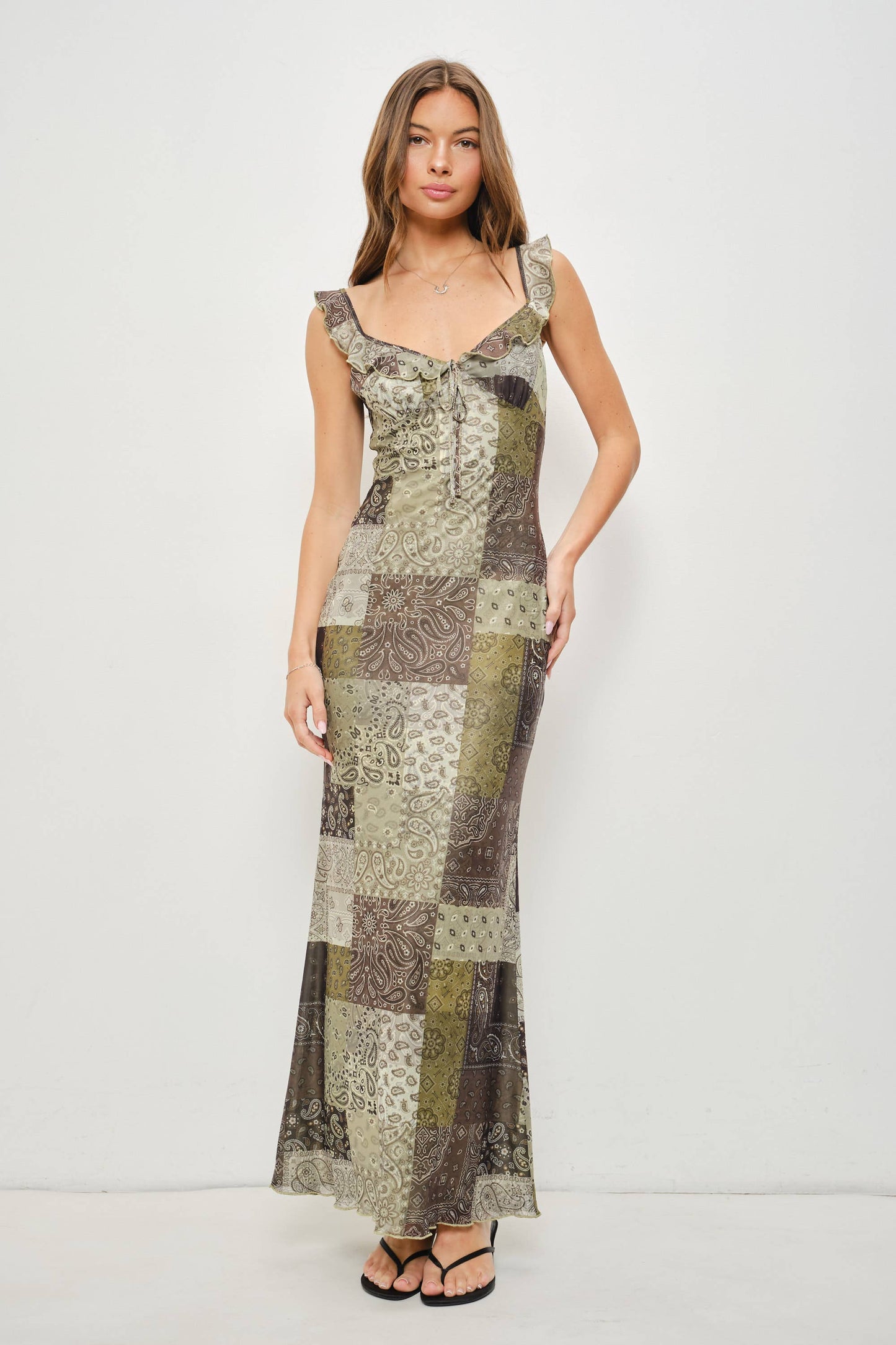 IMANI PAISLEY DRESS
