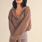 Kat Knit Zip Up Hoodie Sweater