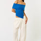 Aly Asymmetrical Off Shoulder Top