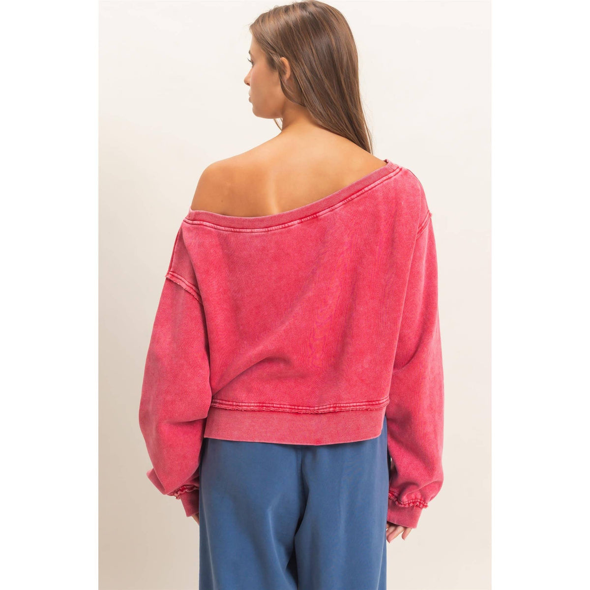 Off The Shoulder Sweatshirt