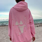 Lottie Pink Bikini Beaded Ocean Hoodie