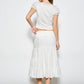 Regan Fold Over Skirt Midi