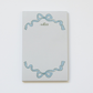Blue Ribbon Bow Notepad