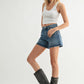 Medium Wash Vintage HR Short