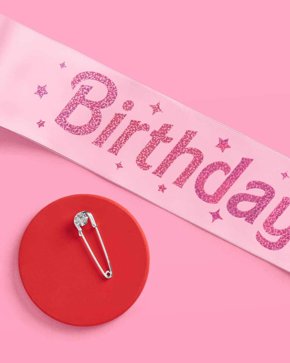 Baby Pink Birthday Girl Sash