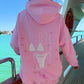 Lottie Pink Bikini Beaded Ocean Hoodie