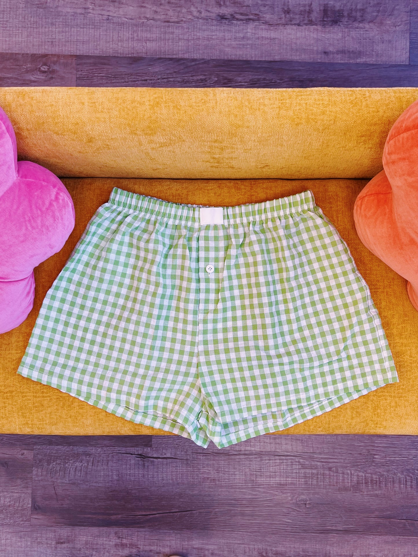 Gingham Boxer Shorts