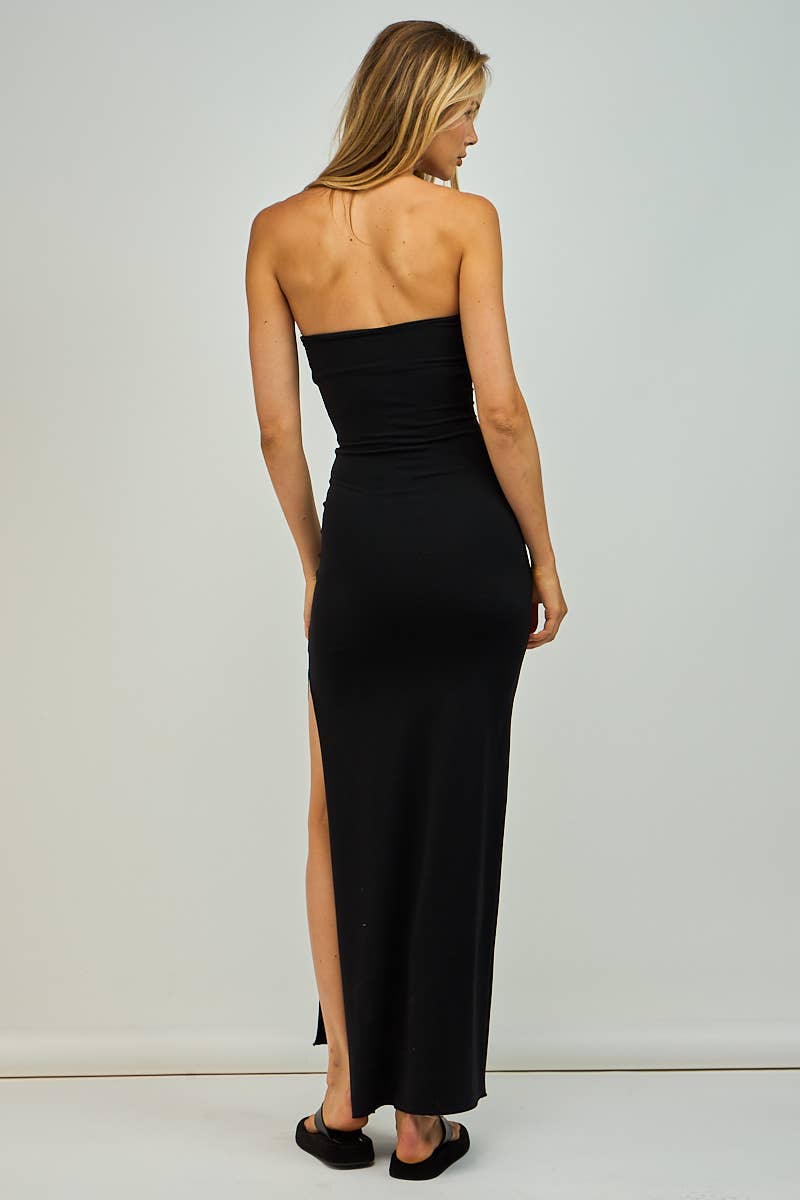 Slim Fit Slit Maxi Dress