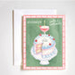 Let's celebrate with cake and cocktails birthday card
