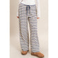 Striped Wide-Leg Pants