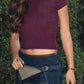 Sunny Denim Pleated Mini Skort