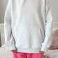 Pearl Grey Van Star Embroider Hoodie