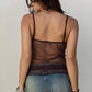 Allover Beaded V-Neck Cami Top