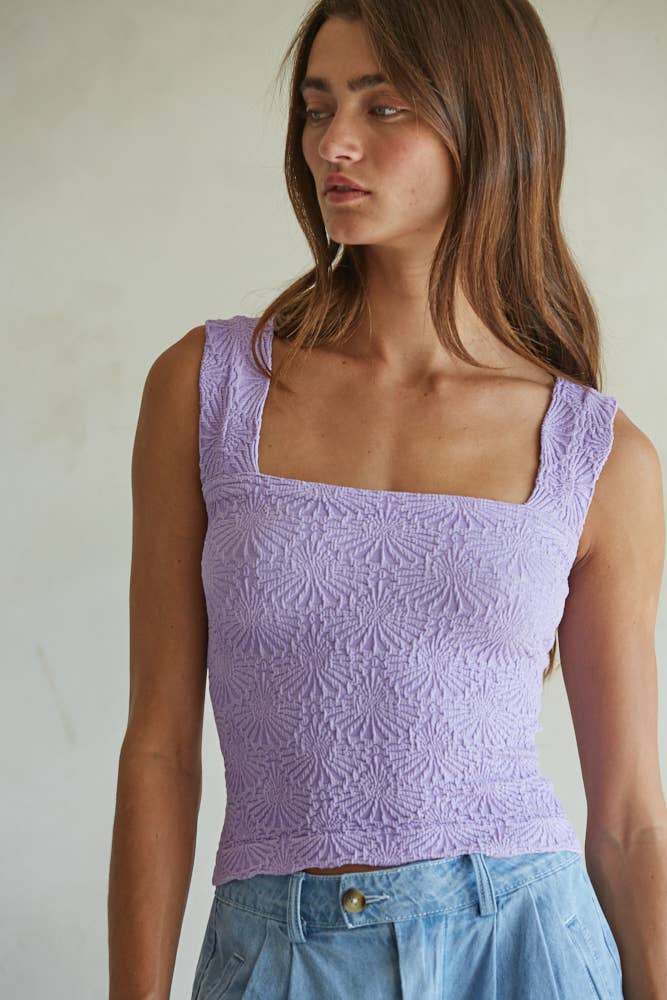 Seamless Jacquard Tank