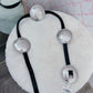Silver Circle Chunky Belt