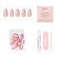 Pink Macaron Press-On Nails
