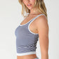 Modal Striped Tank Top