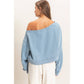 Off The Shoulder Sweatshirt