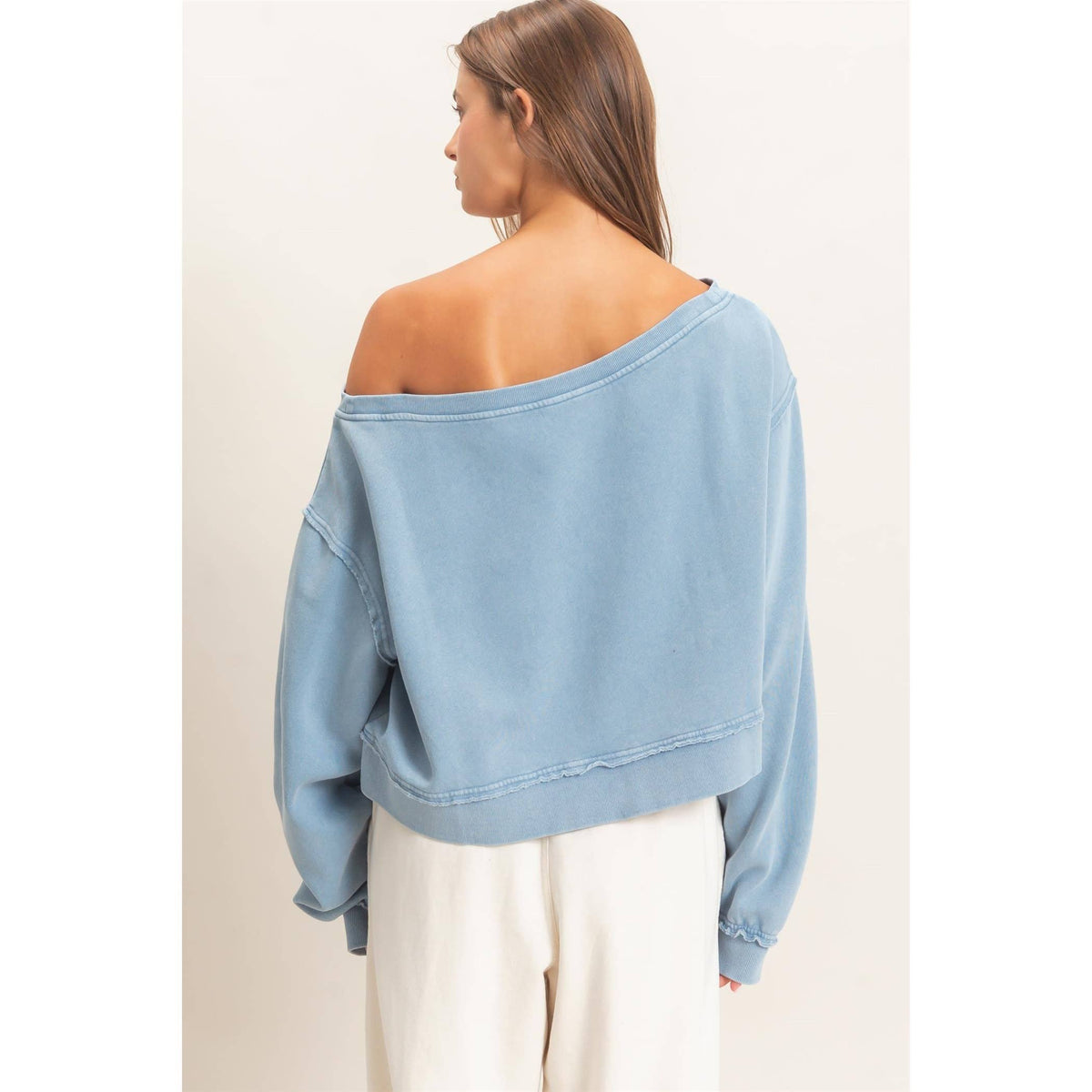 Off The Shoulder Sweatshirt