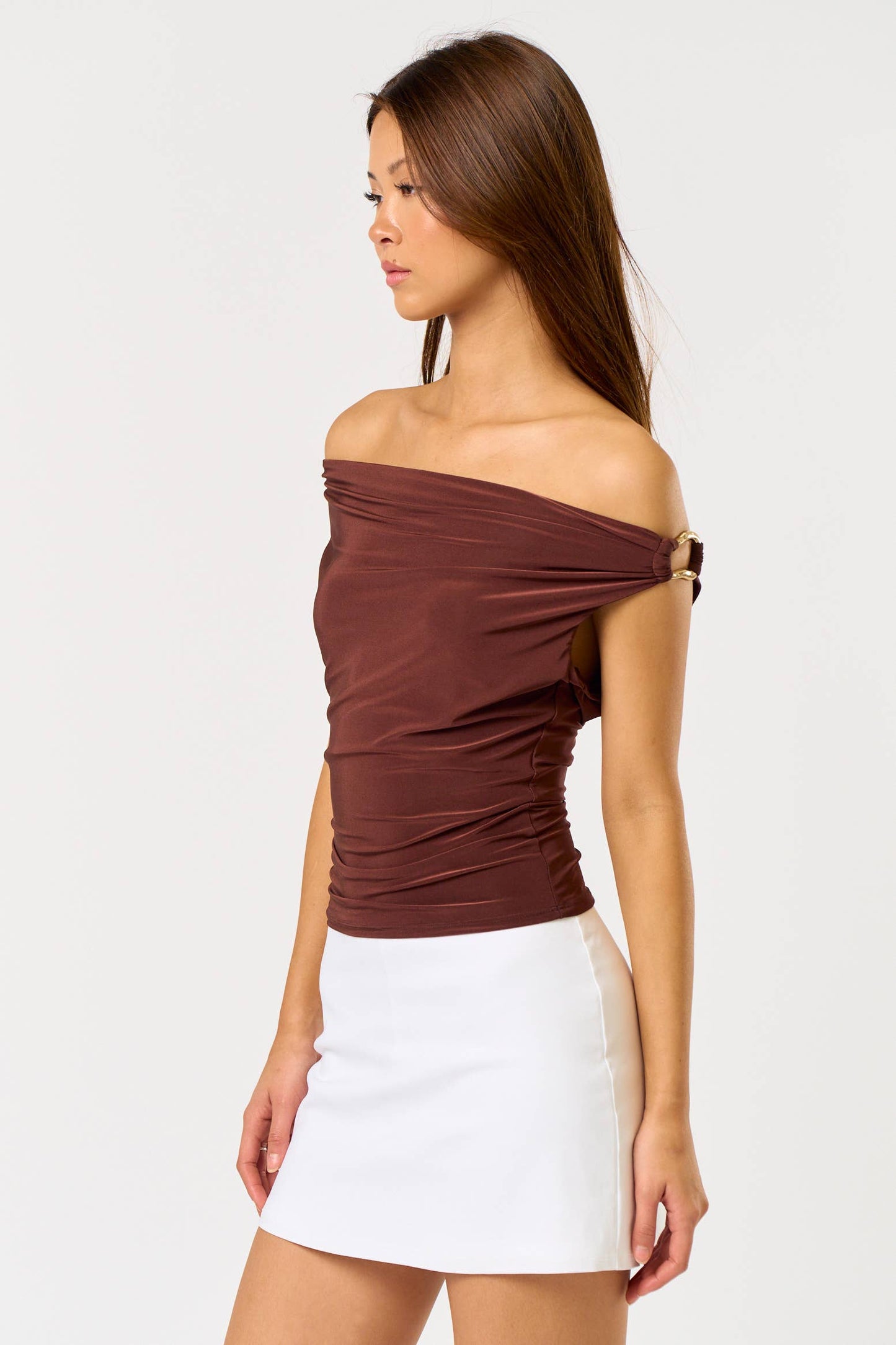 Metal Trim Cowl Top