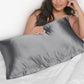 Satin King Pillowcase - Charcoal