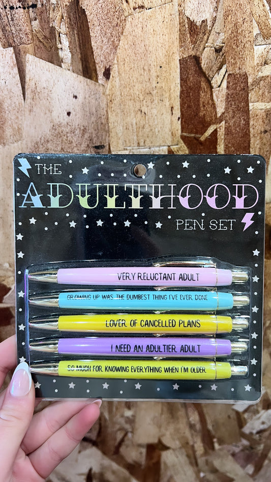 The Adulthood Pen Set