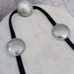 Silver Circle Chunky Belt